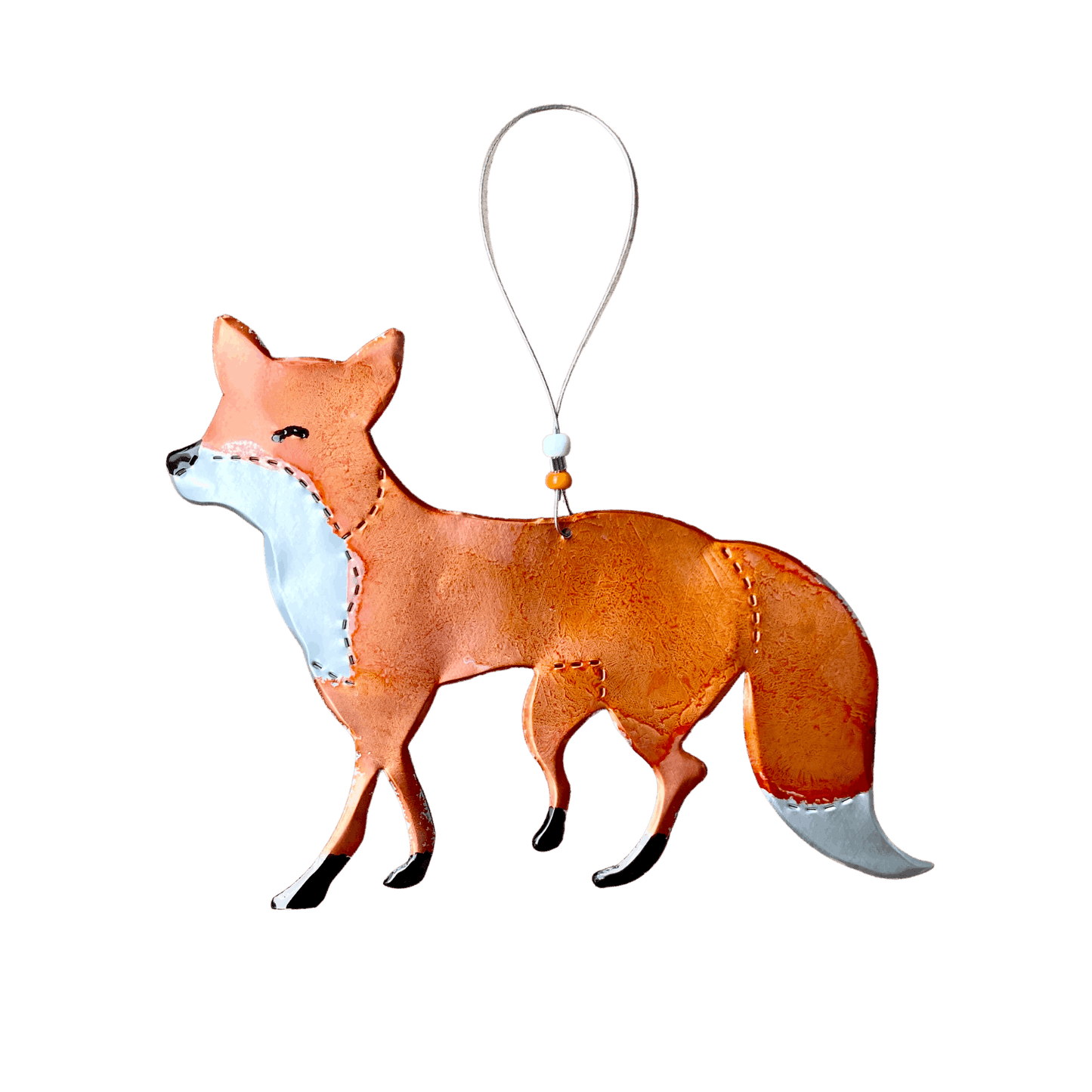 Aluminum Can Ornament - Fox