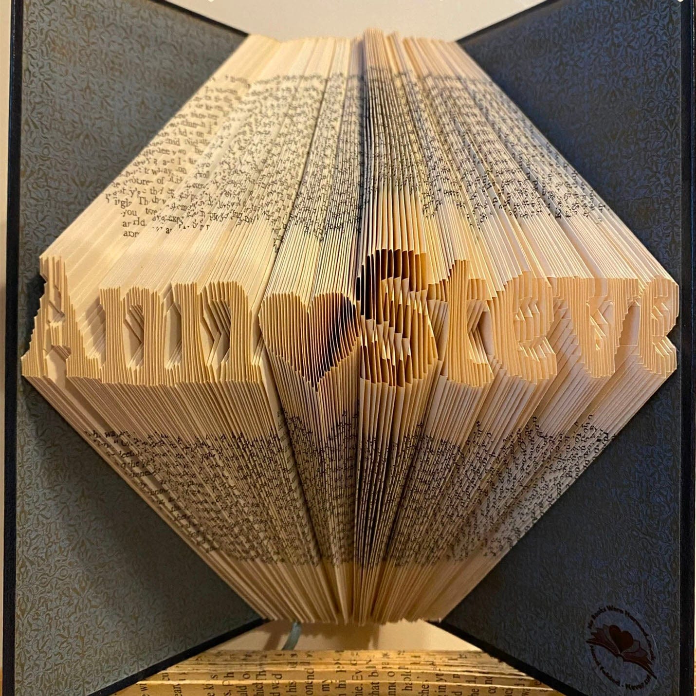Folded Book Art - CUSTOM ORDER