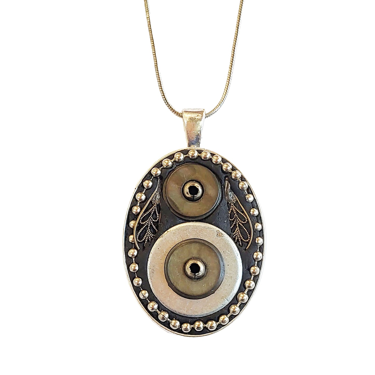 Found Object Mosaic Necklace