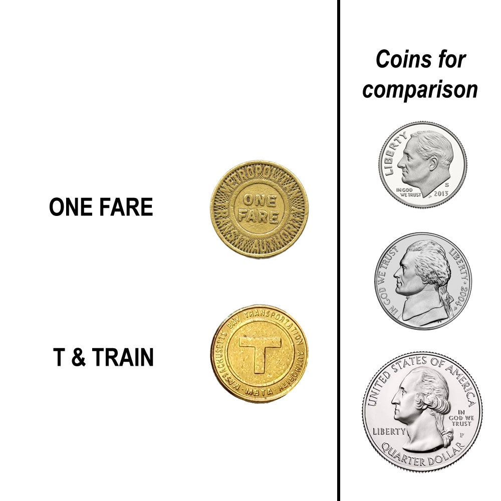 Boston Subway Token Cufflinks