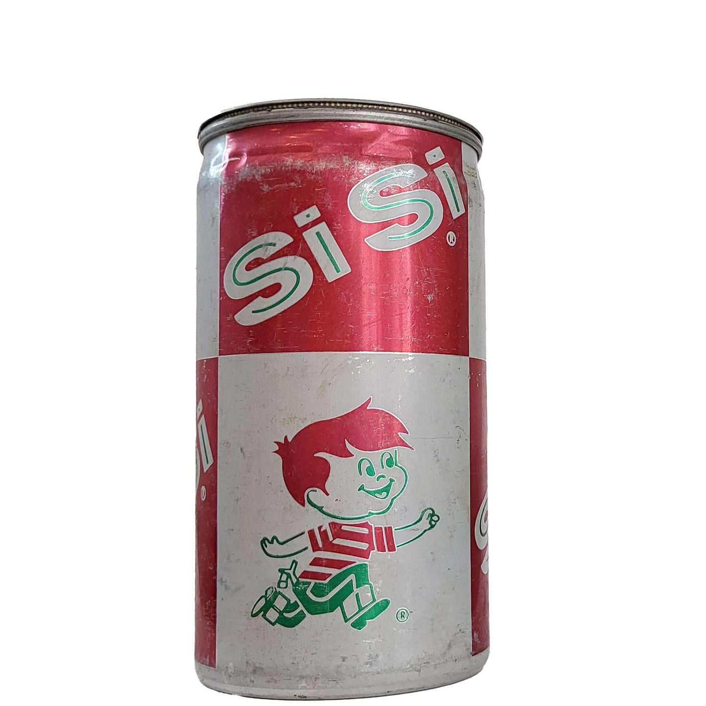 Vintage Beverage Can Cat Grass Kit