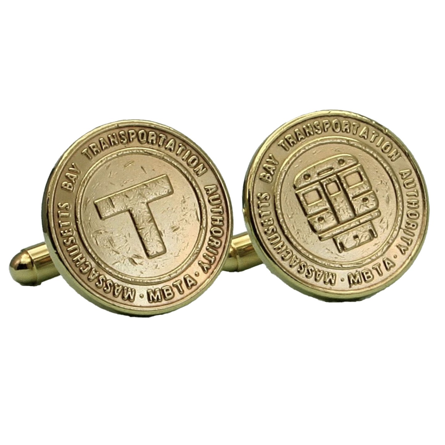 Boston Subway Token Cufflinks