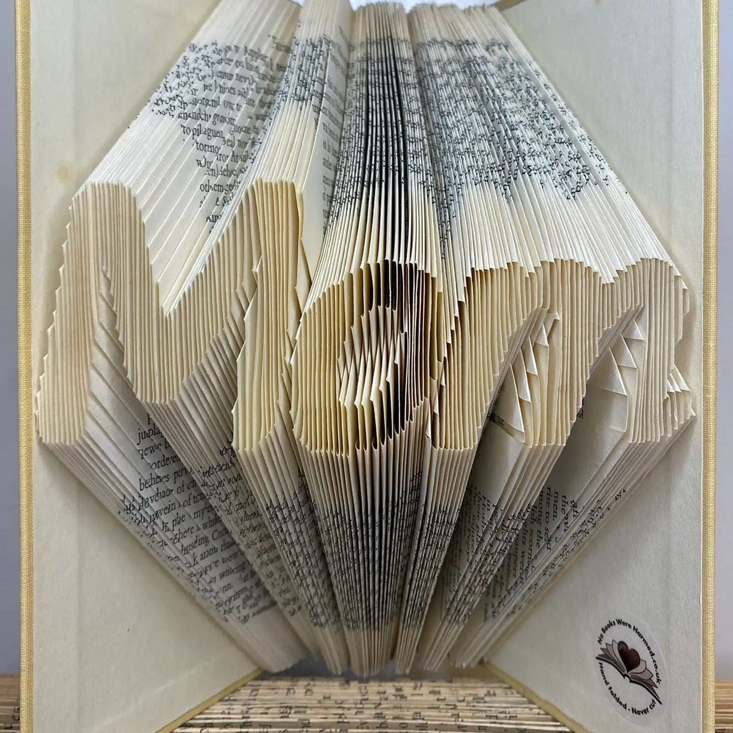 Folded Book Art - Mom