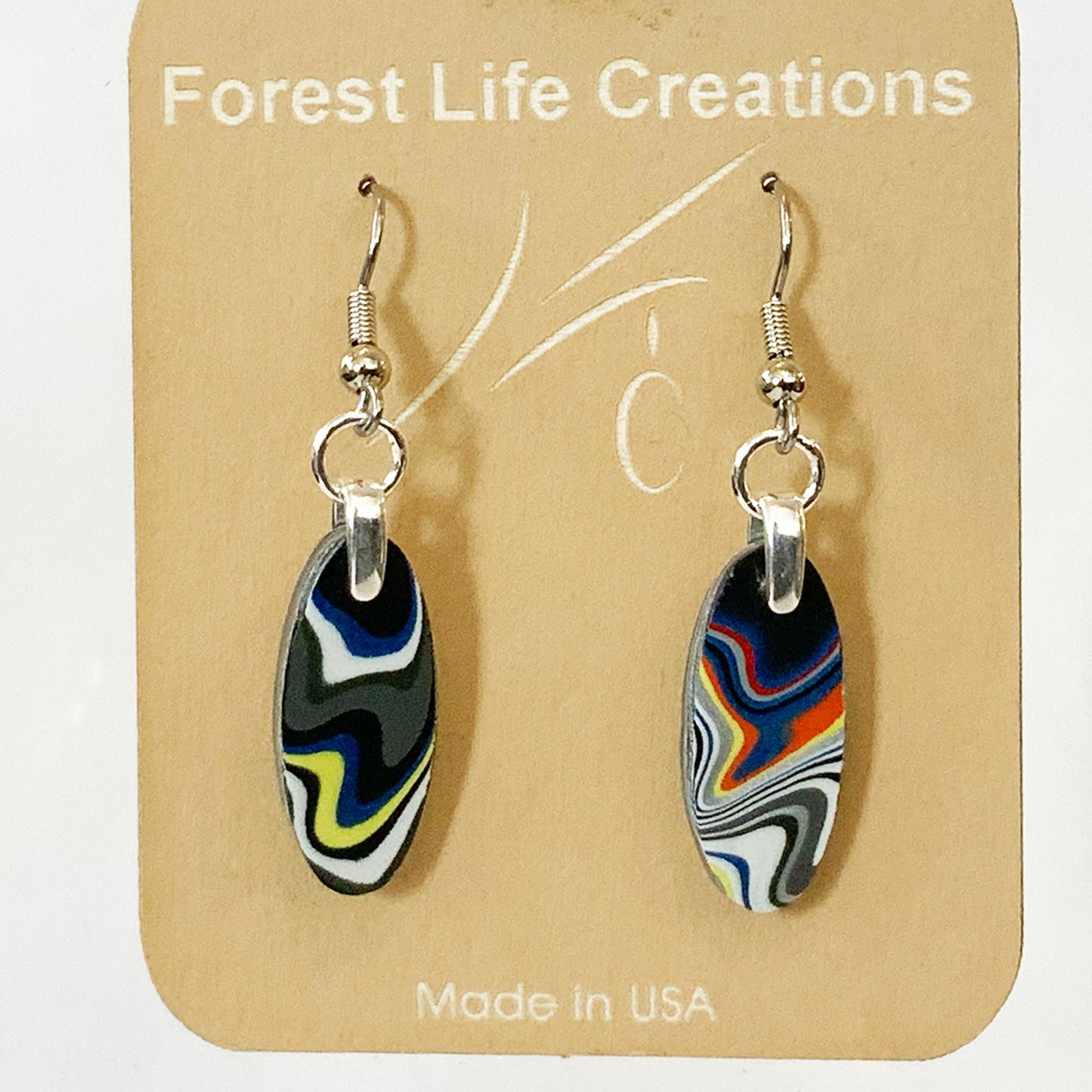 Fordite Earrings