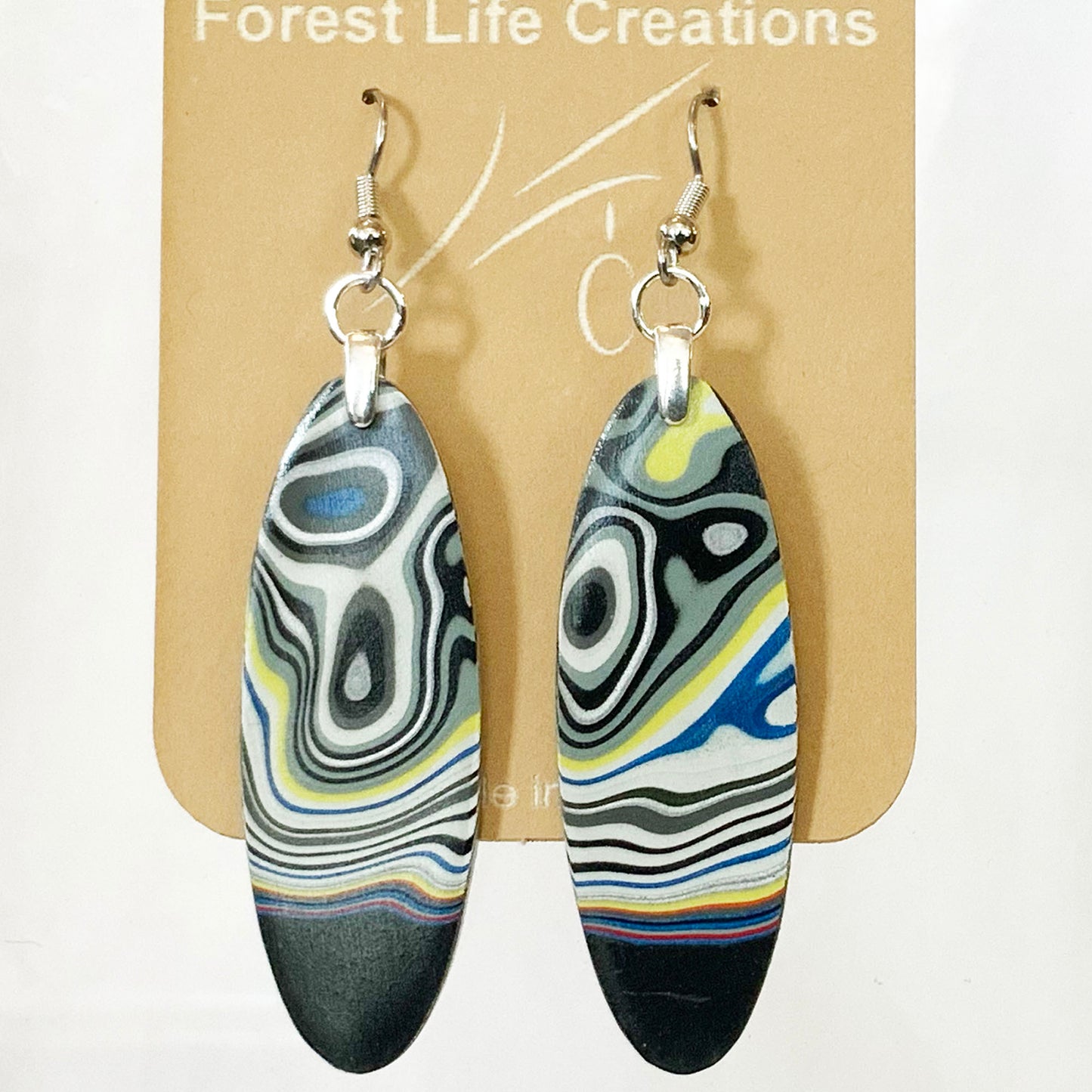 Fordite Earrings