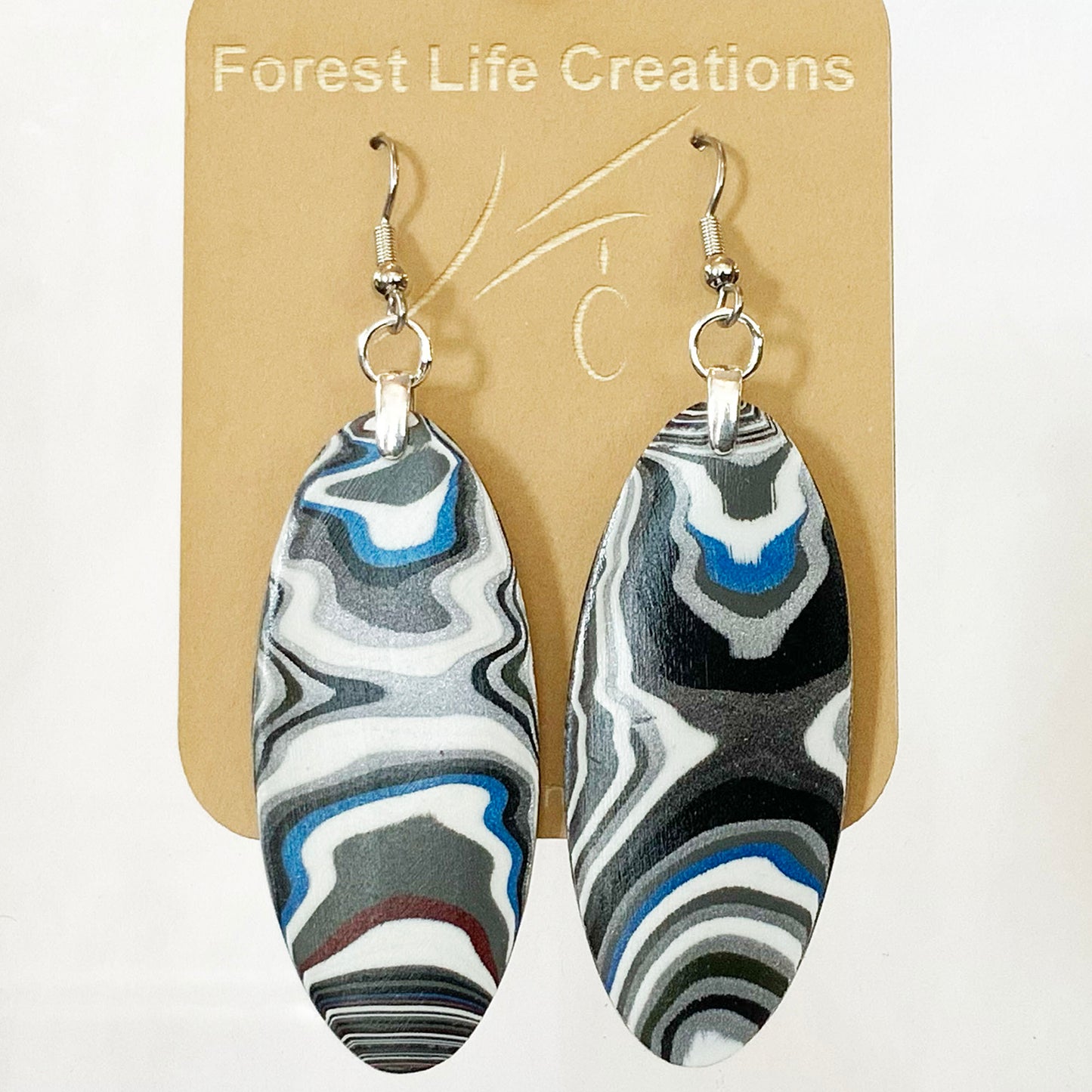 Fordite Earrings