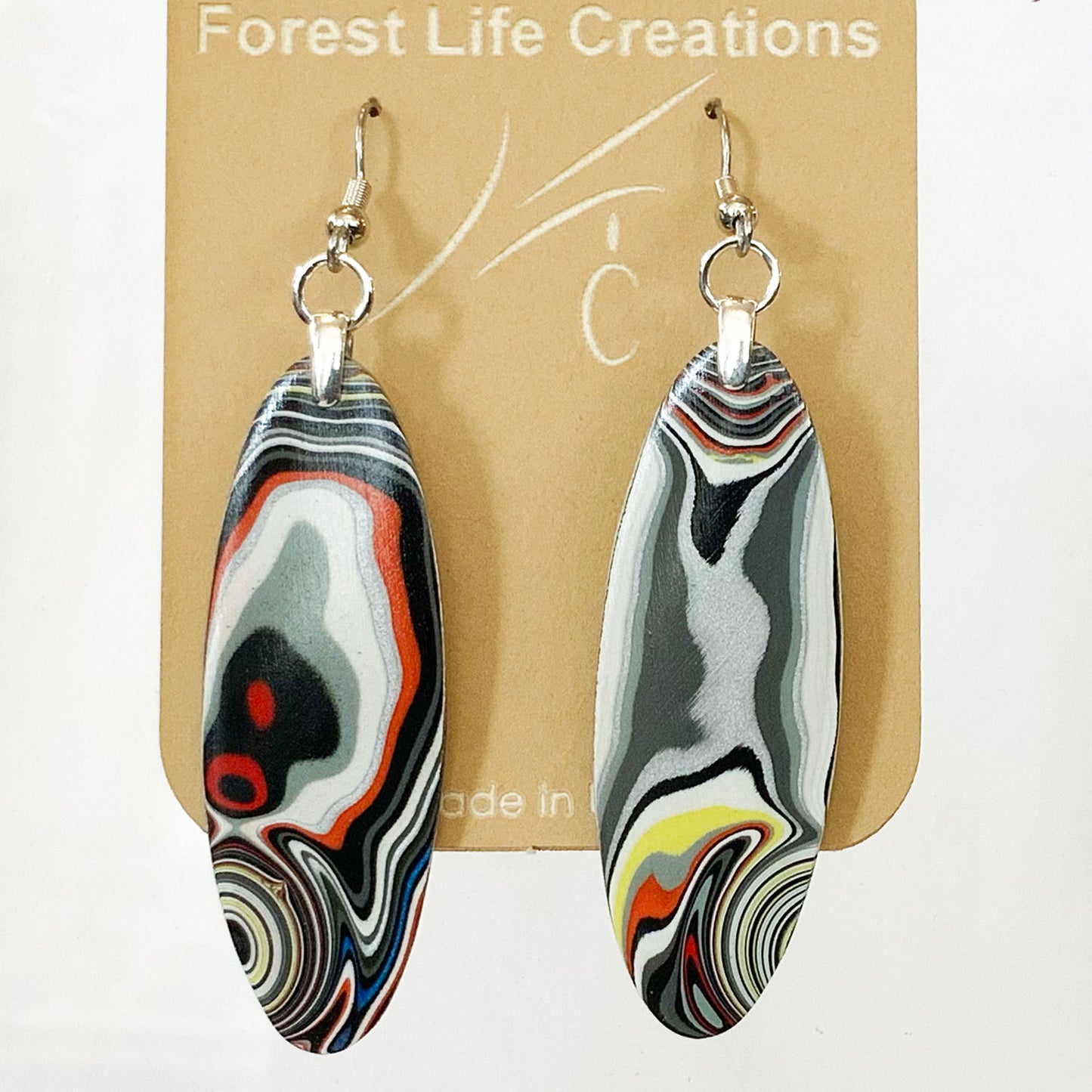 Fordite Earrings