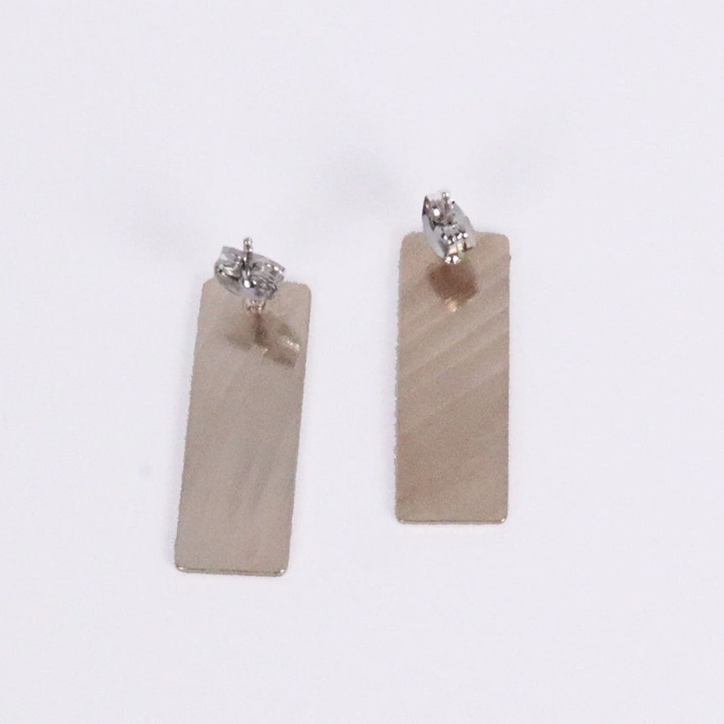 Cymbal Earrings - Long Bar