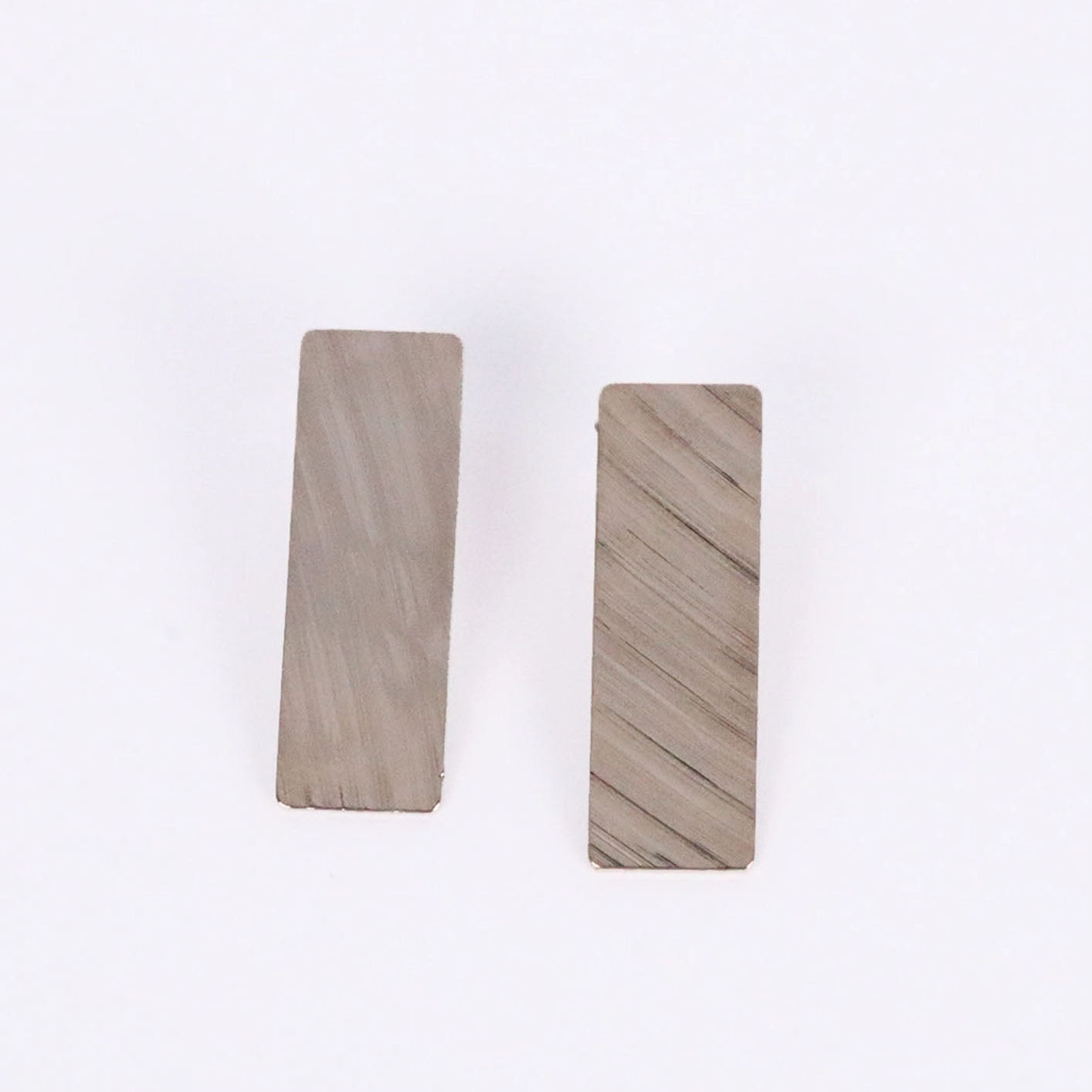 Cymbal Earrings - Long Bar
