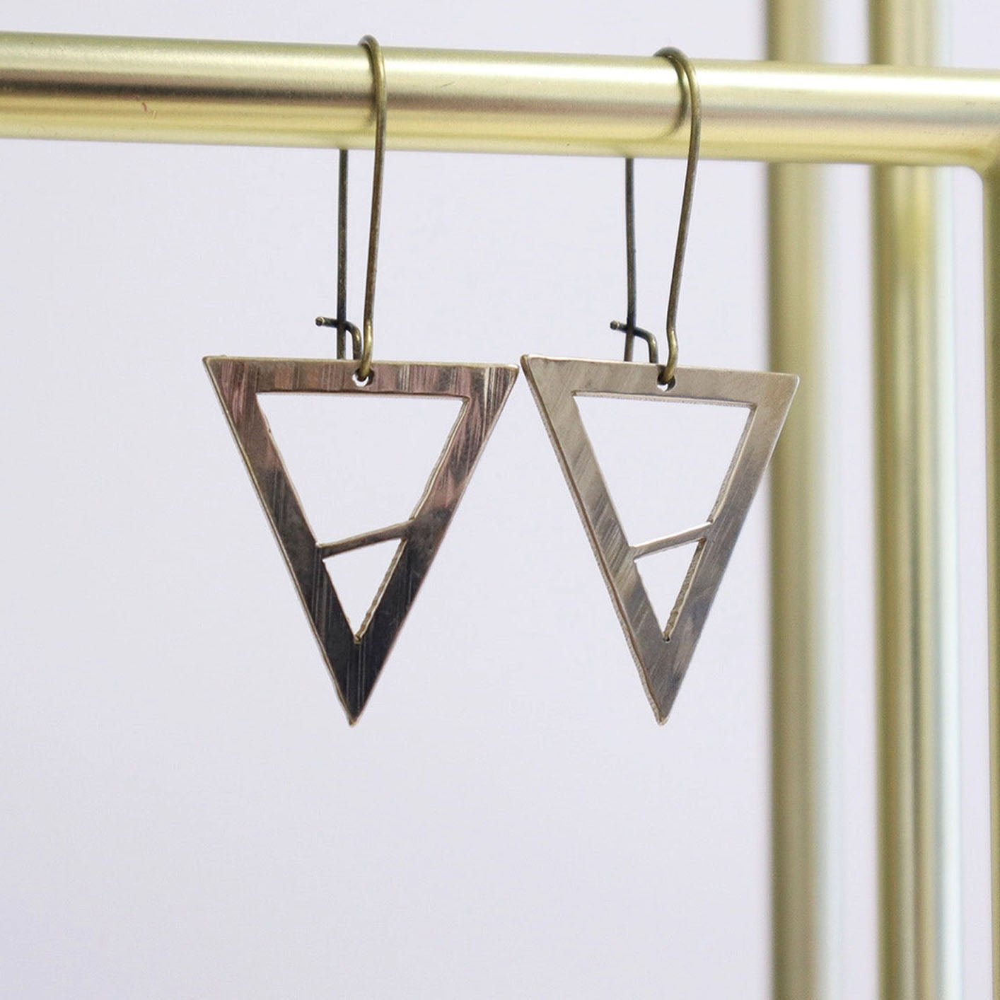 Cymbal Dangle Earrings - Downbeat