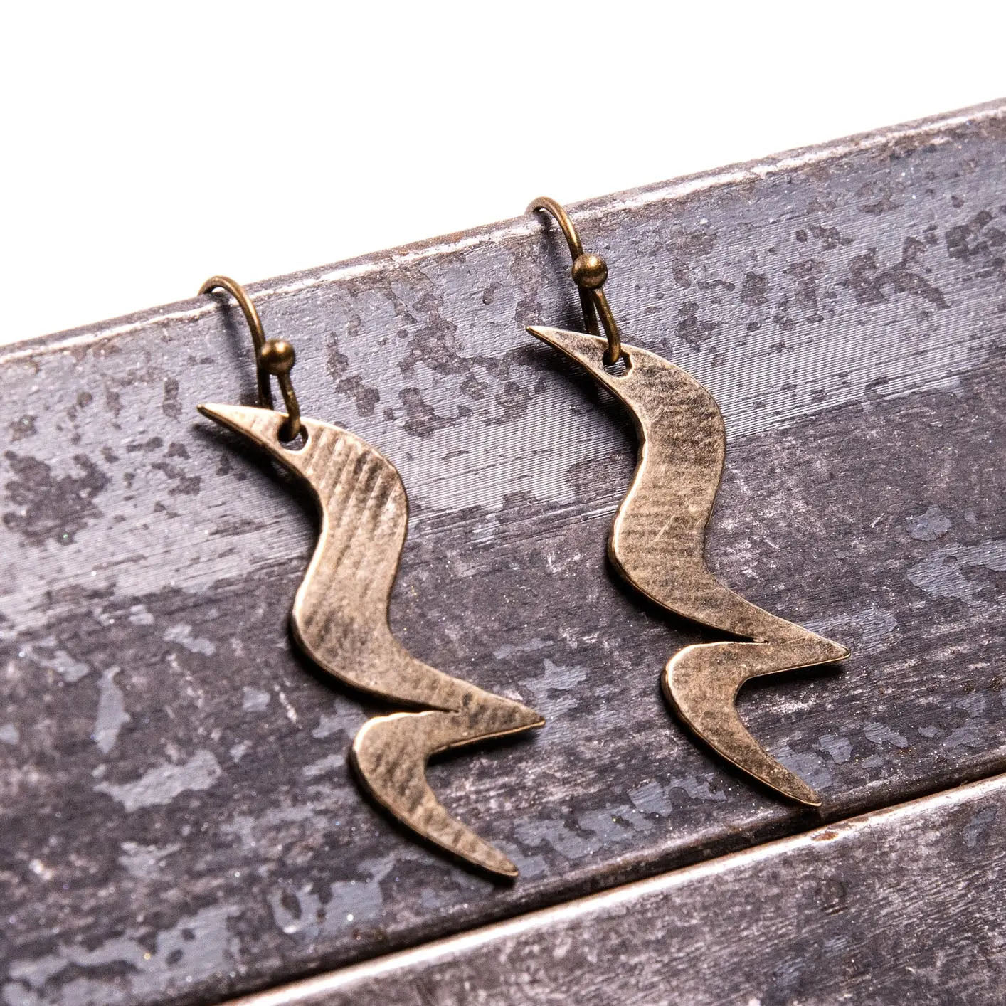 Cymbal Dangle Earrings - Rest