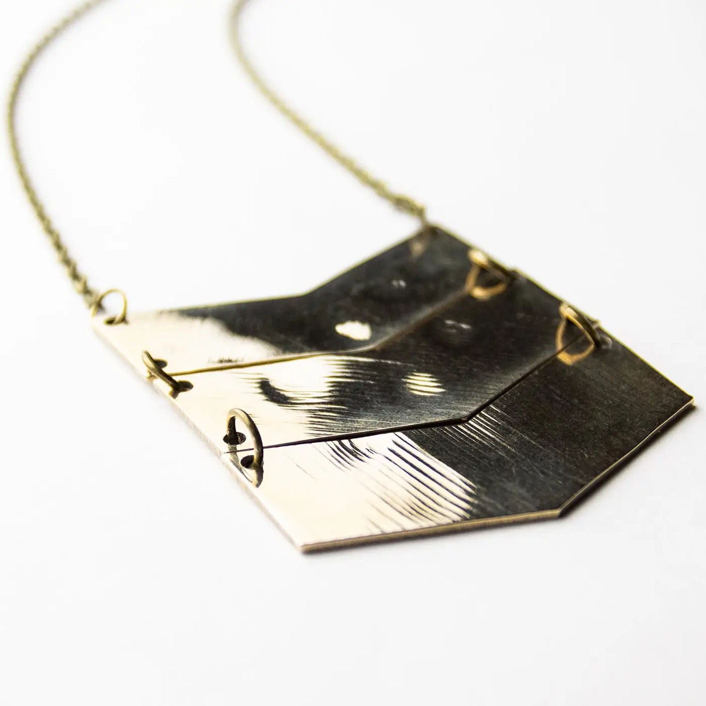 Cymbal Necklace - Chevrons