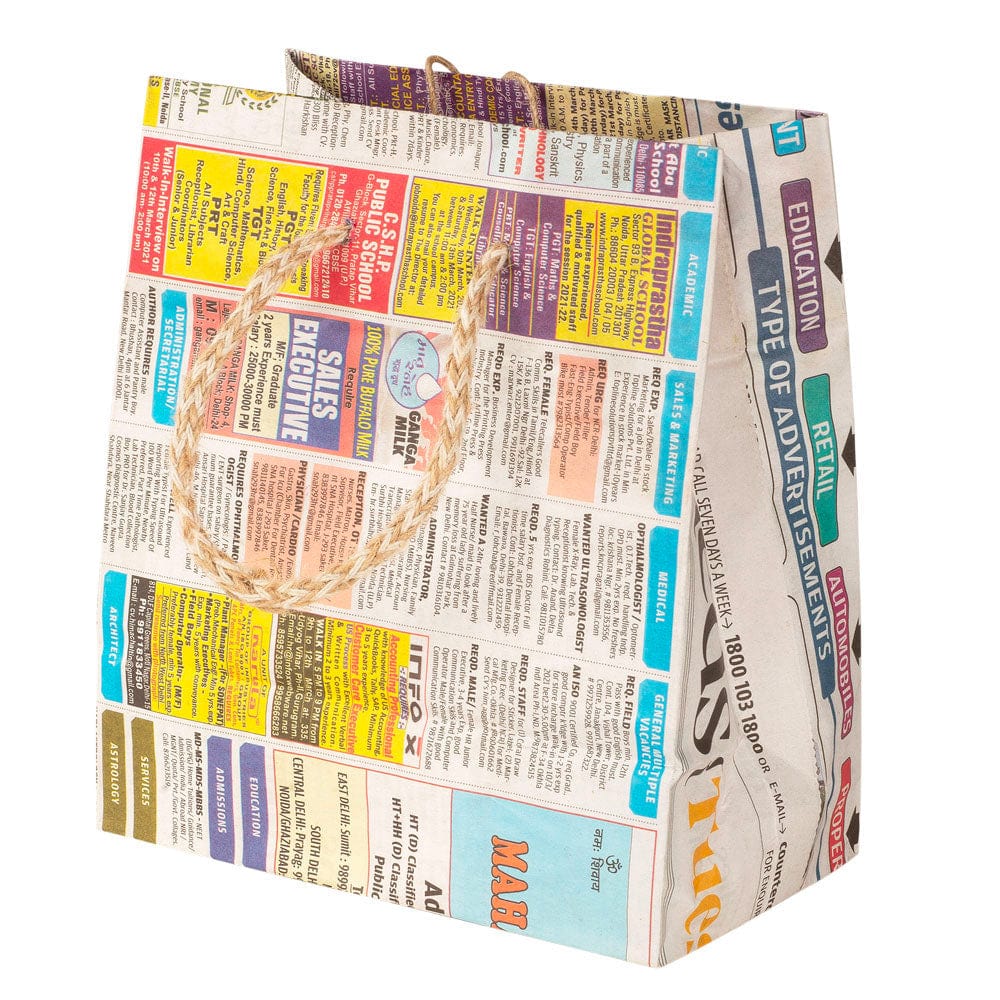Newspaper Gift Bag
