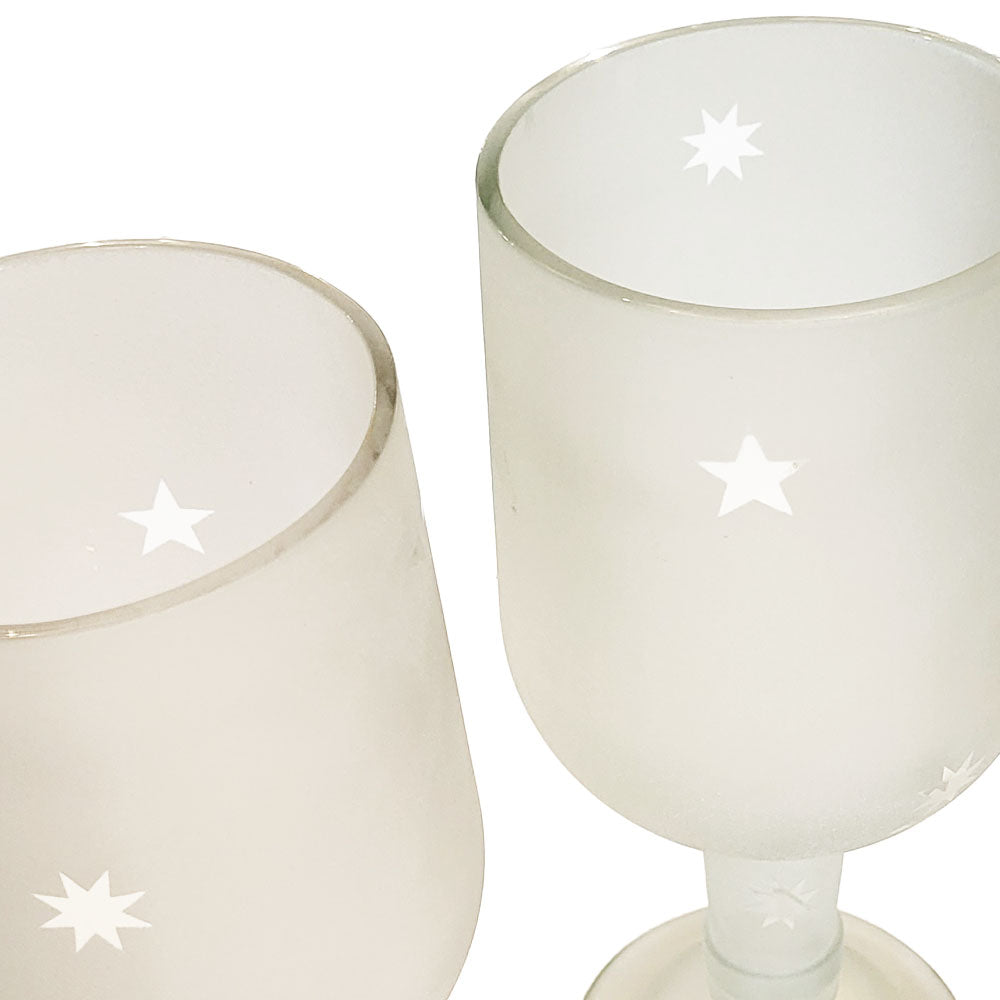 Wine Bottle Goblets