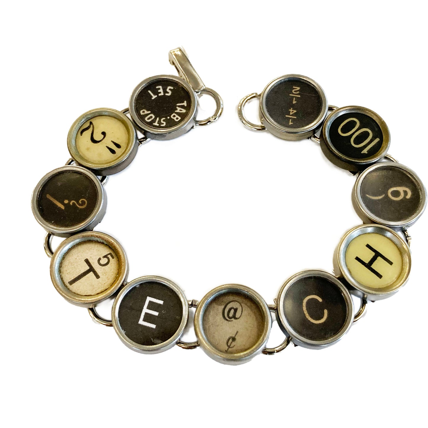 Typewriter Key Bracelet - Messages (Pre-Order)