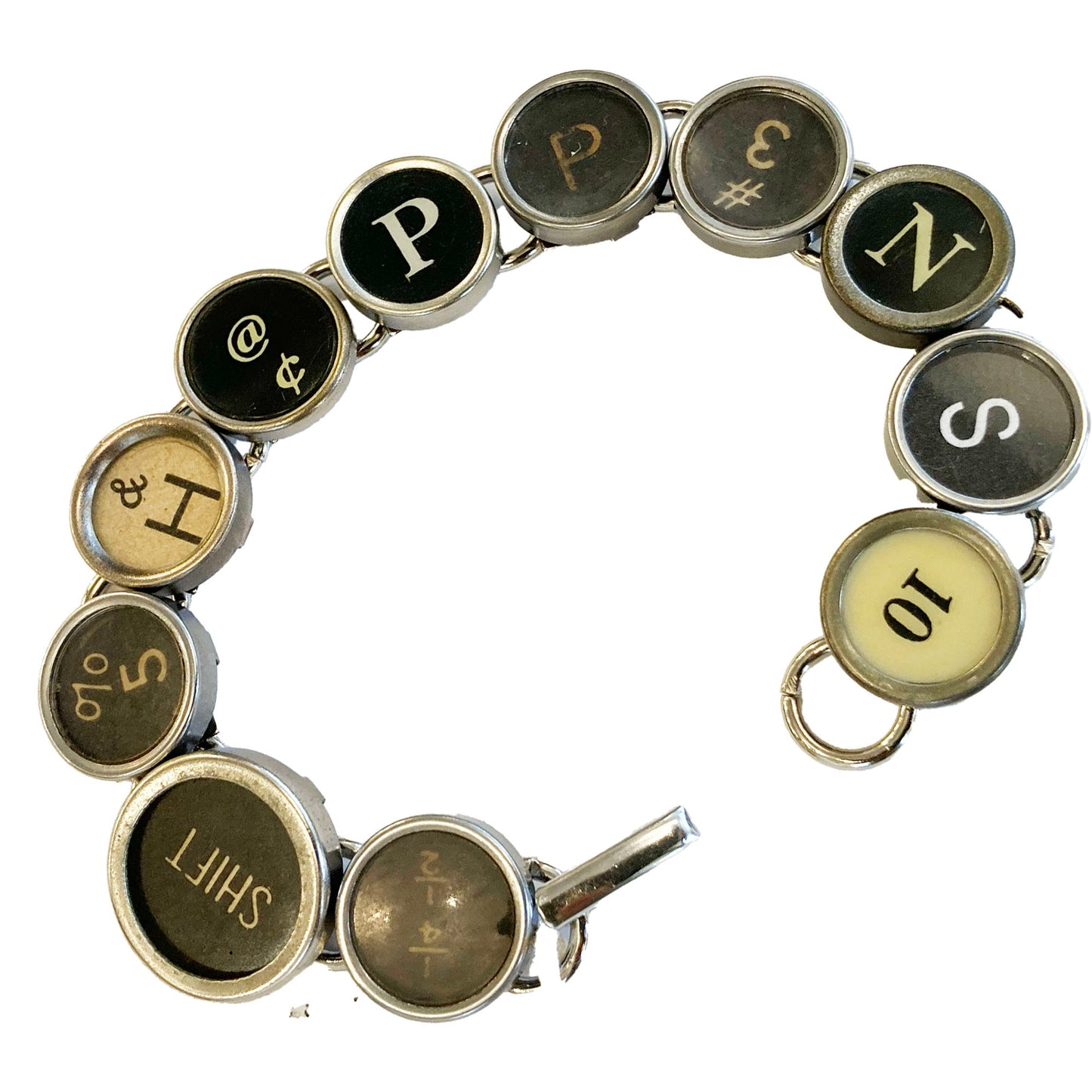 Typewriter Key Bracelet - Messages (Pre-Order)