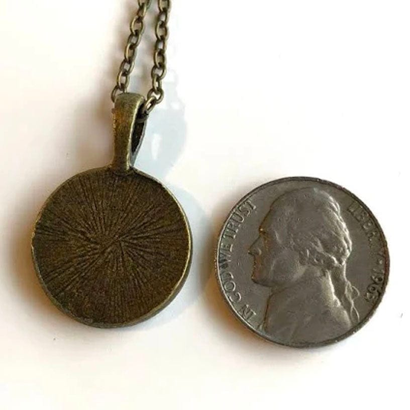 Postage Stamp Necklace - 2014 Japan Cherry Blossom Stamp