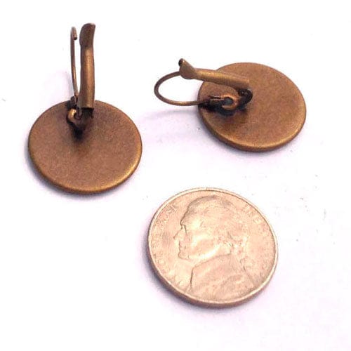 Postage Stamp Earrings - 1969 USA Plant For More Beautiful Highways