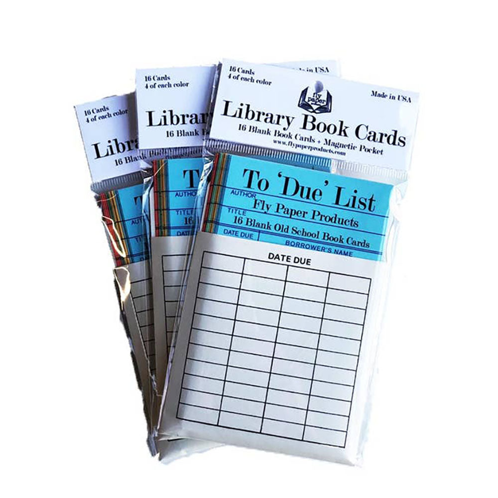 Library Book Card Magnetic Memo