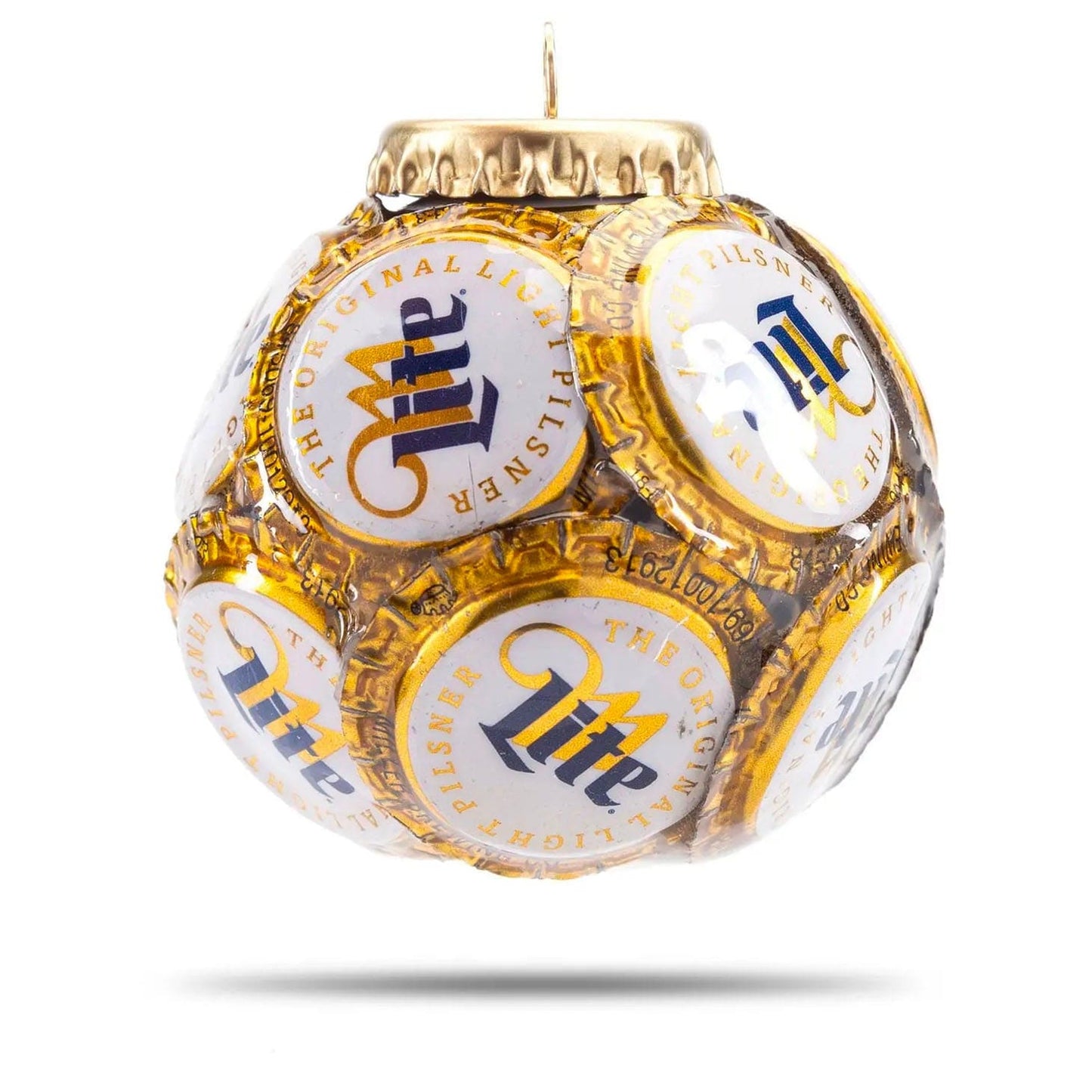 Bottle Cap Ornament - Miller Lite