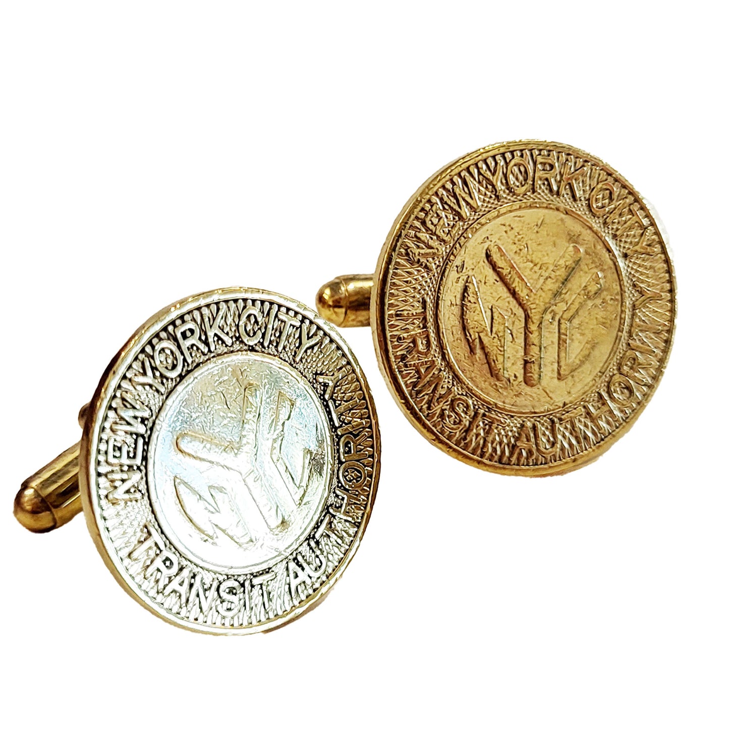New York Subway Token Cufflinks