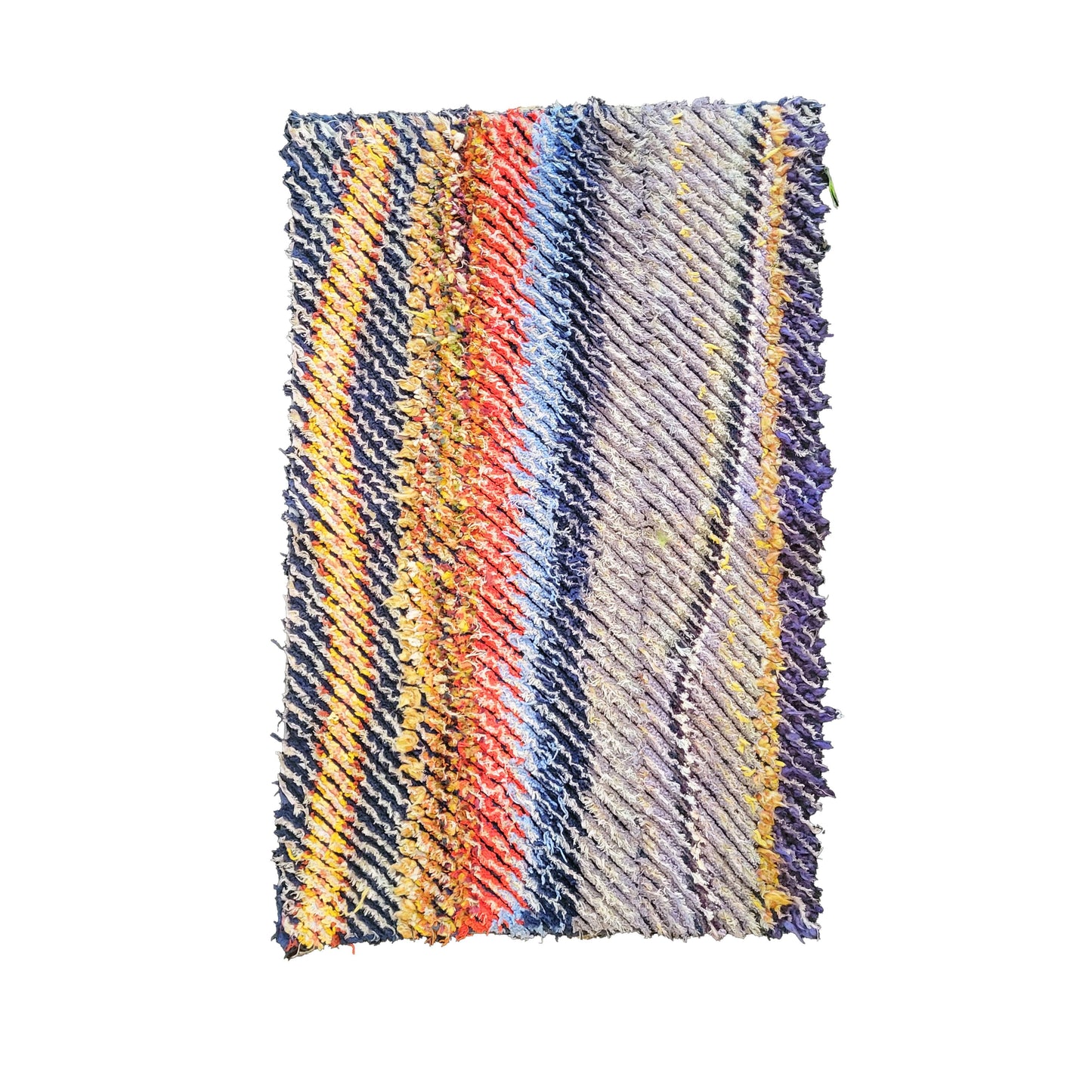 Recycled Fabric Chenille Rug - #21-19 (26" x 40")