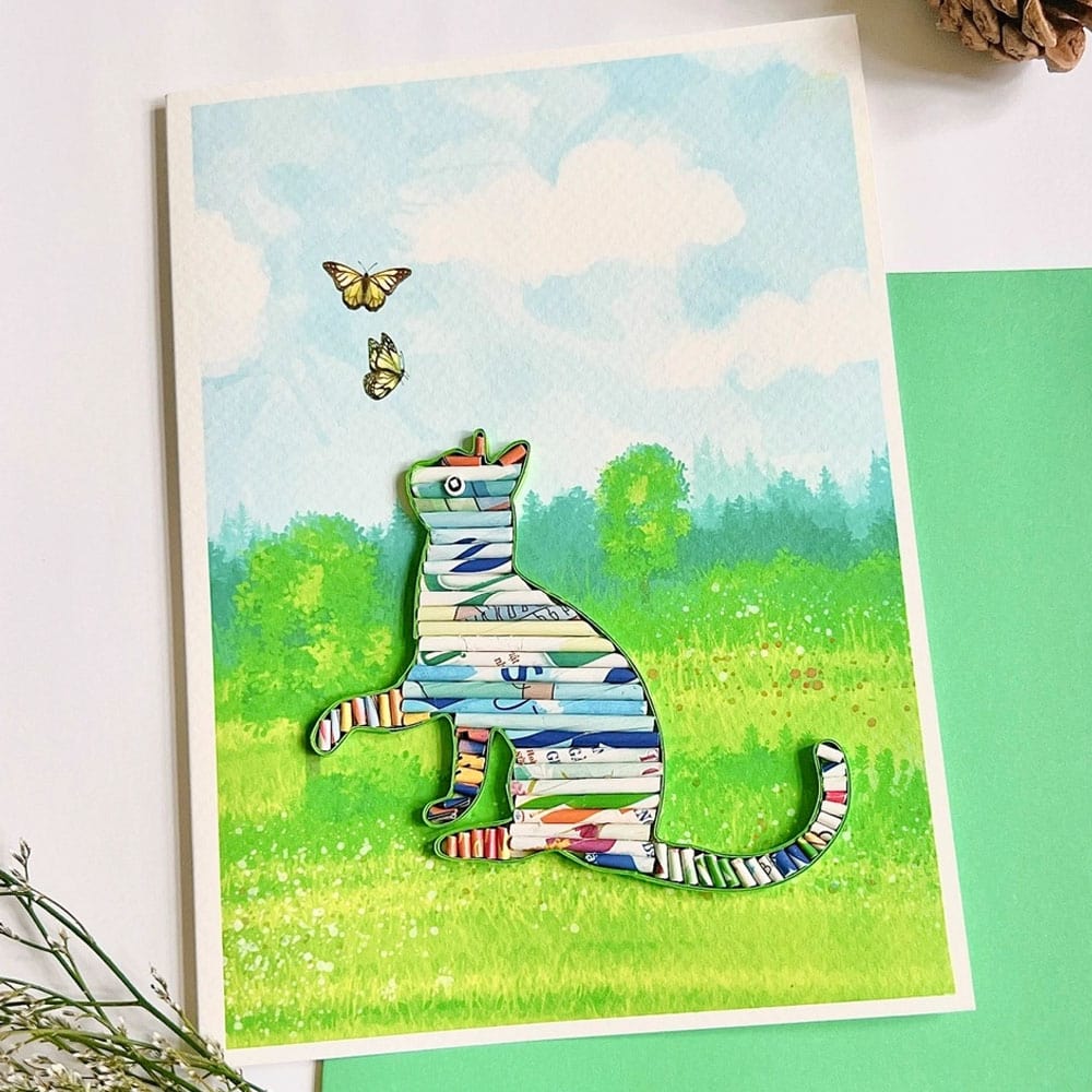 Magazine Greeting Card