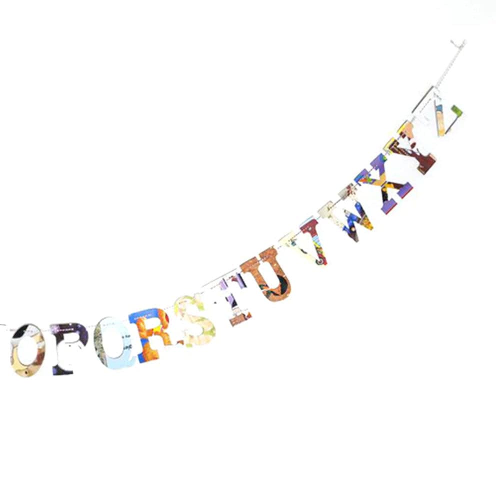 Baby Board Book Alphabet Garland Kit