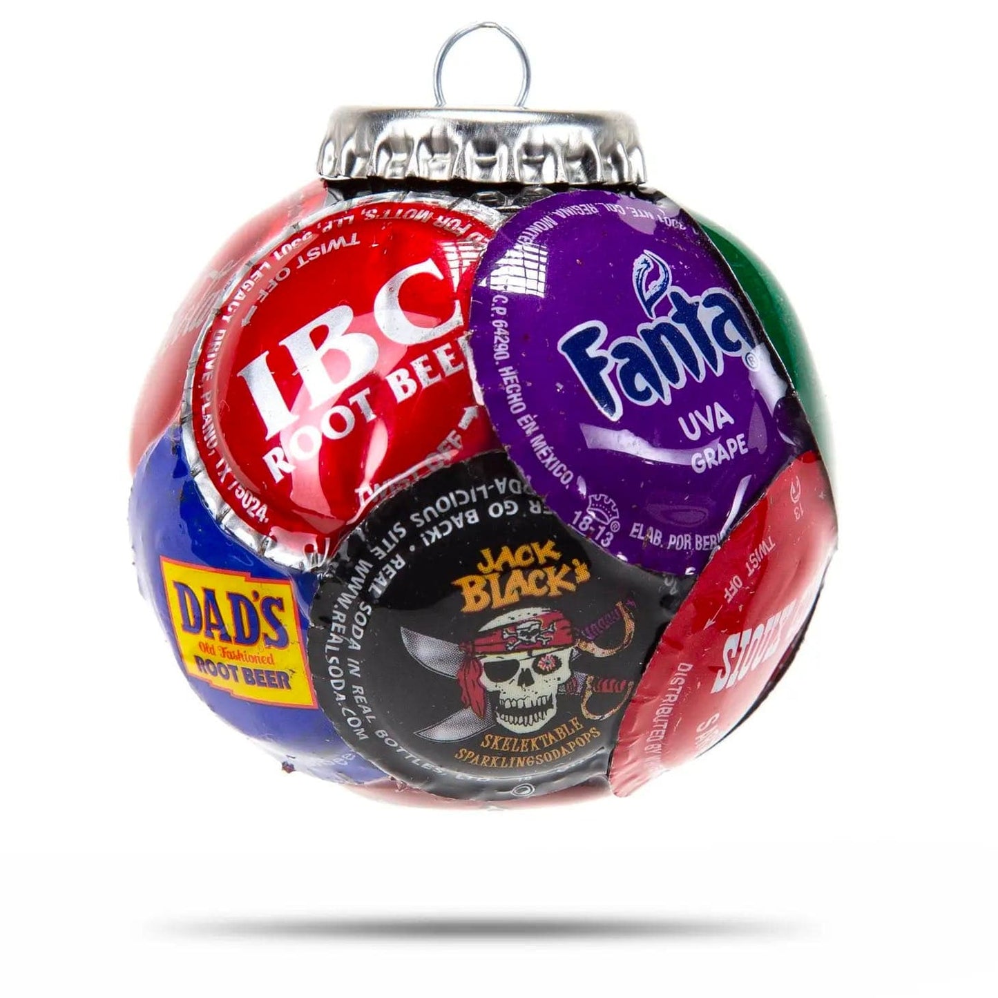 Bottle Cap Ornament - Soda Mixed