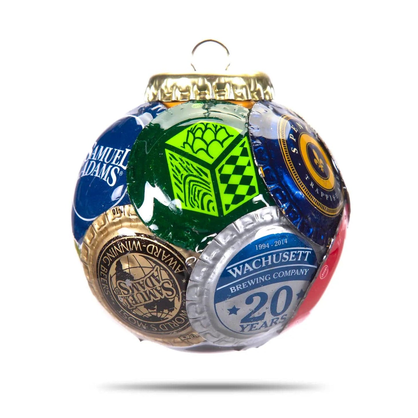 Bottle Cap Ornament - Massachusetts Breweries Mixed