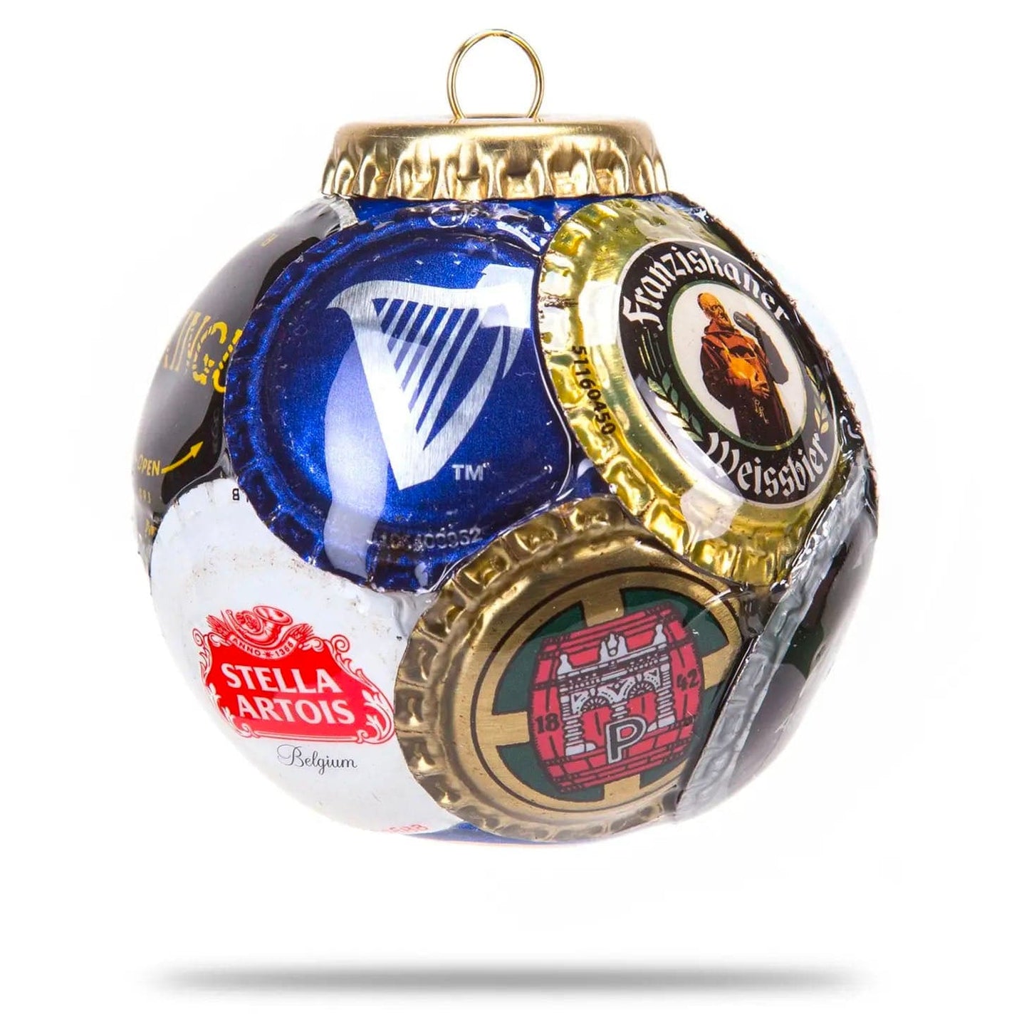 Bottle Cap Ornament - European Beer Mixed
