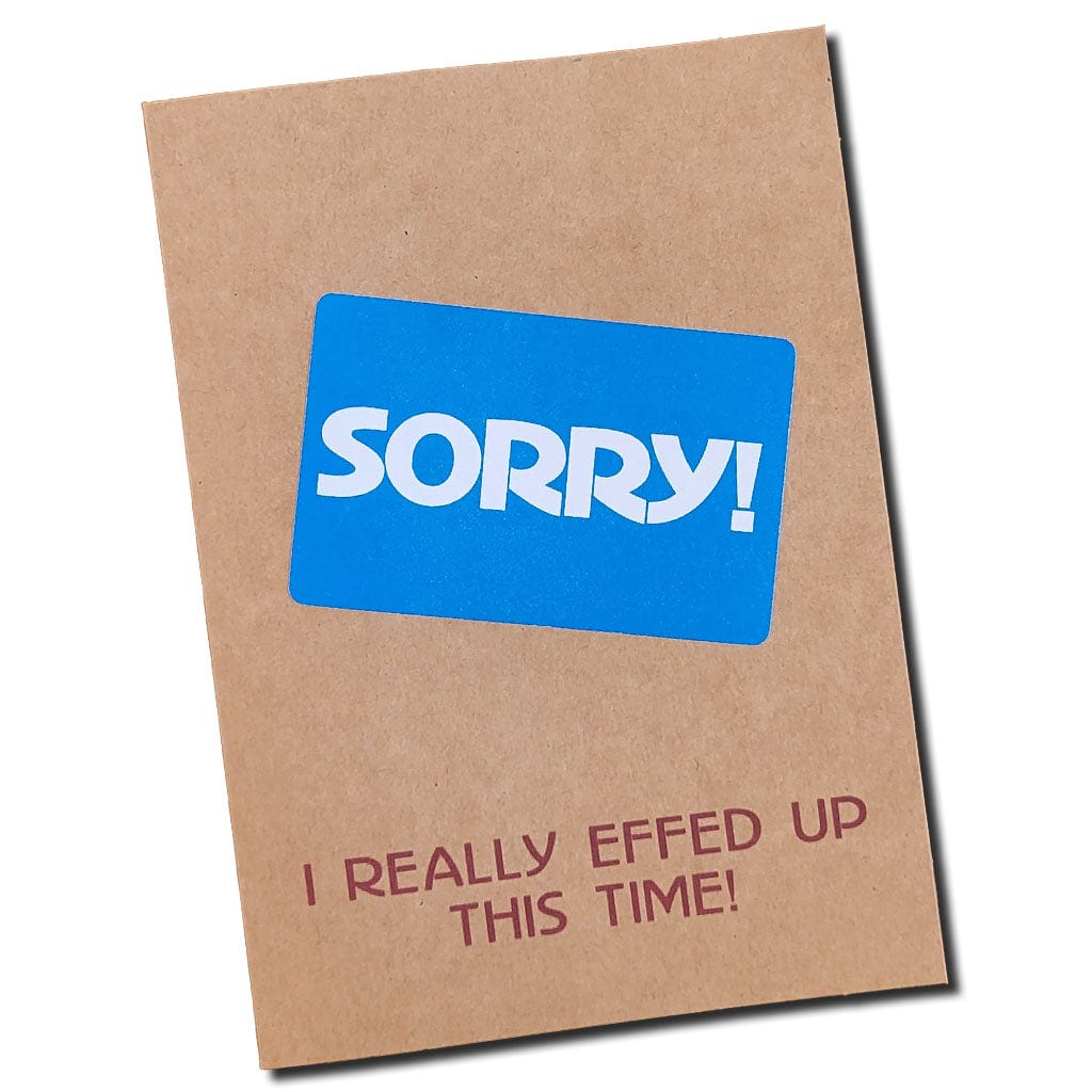 Game Card Greeting Card - Sorry
