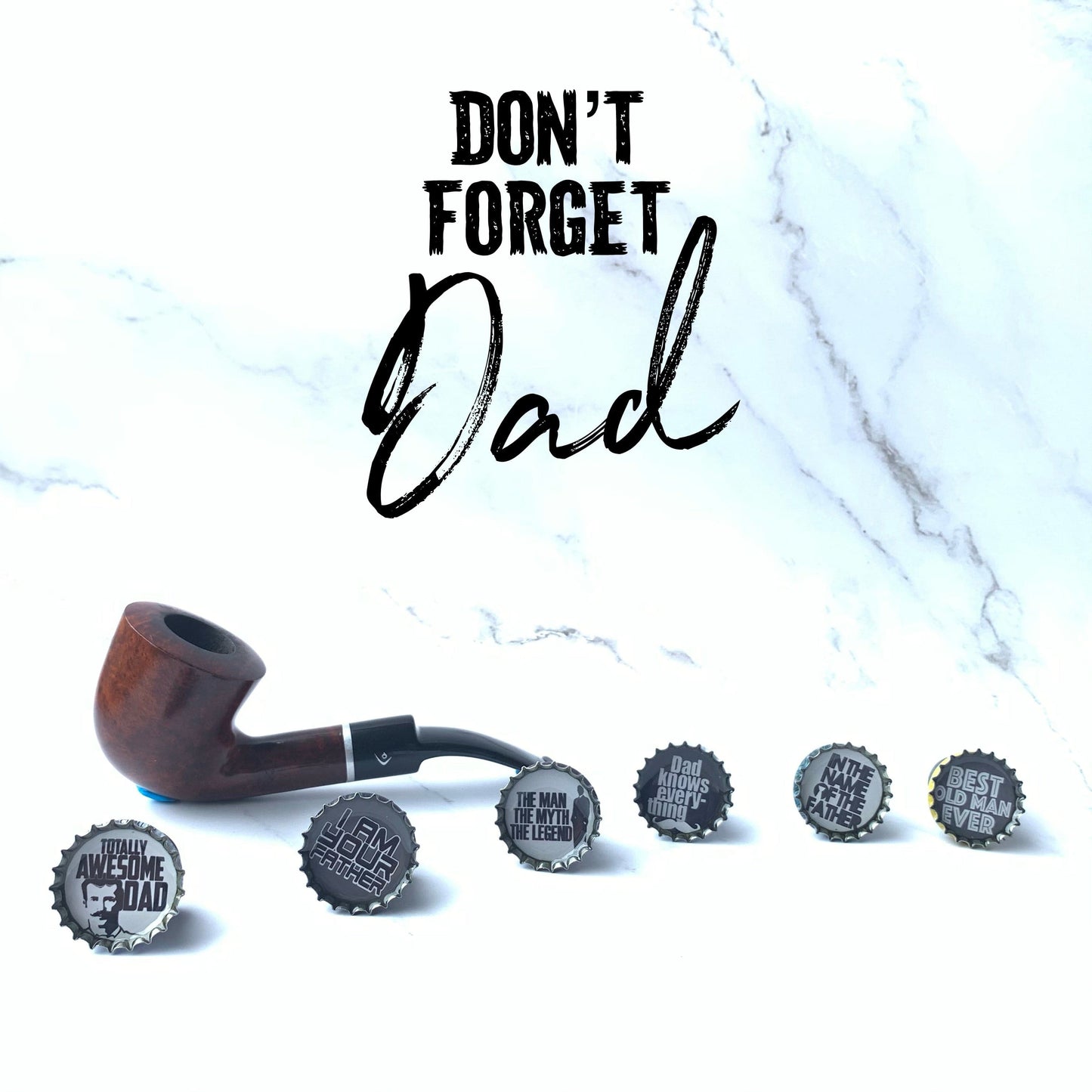 Bottle Cap Magnets - Dad Life