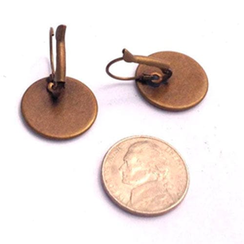 Postage Stamp Earrings - 1960 USA Cherry Blossom
