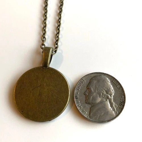 Postage Stamp Necklace - 1958 USA Gardening and Horticulture