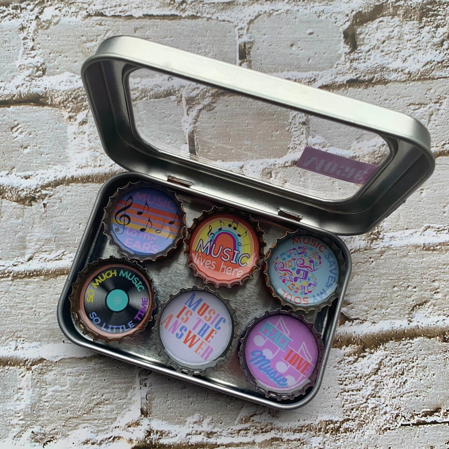 Bottle Cap Magnets - Music