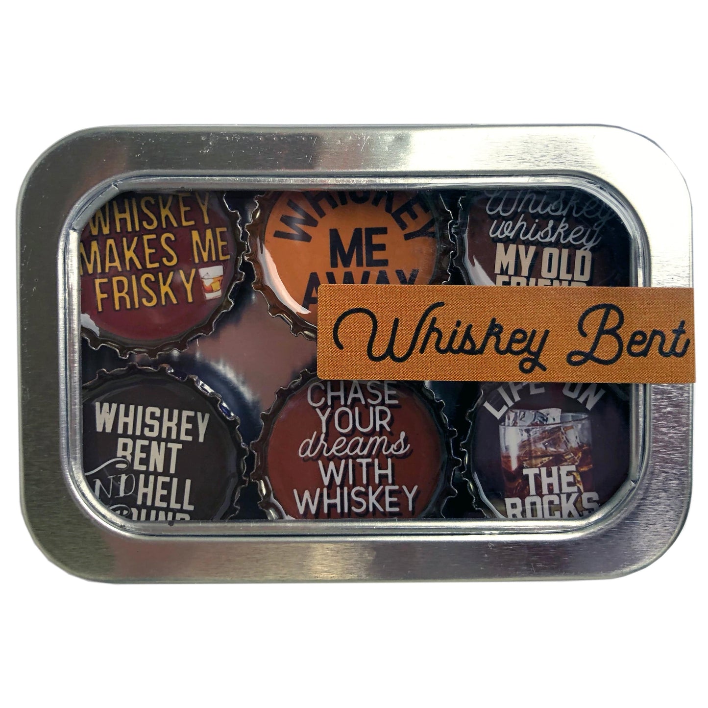 Bottle Cap Magnets - Whisky Bent