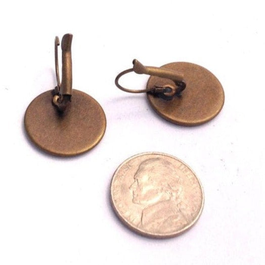 Postage Stamp Earrings - 1969 USA Plant For More Beautiful Cities
