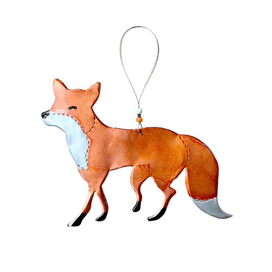 Aluminum Can Ornament - Fox