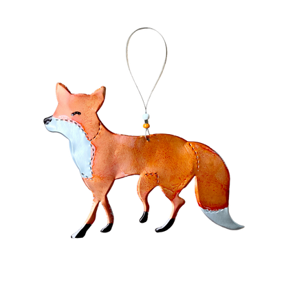 Aluminum Can Ornament - Fox