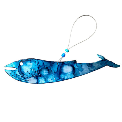 Aluminum Can Ornament - Whale