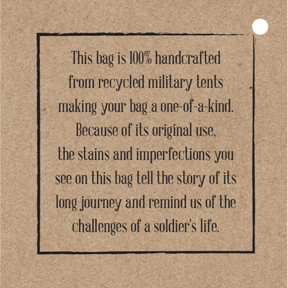 Military Tent Travel Bag - No Print
