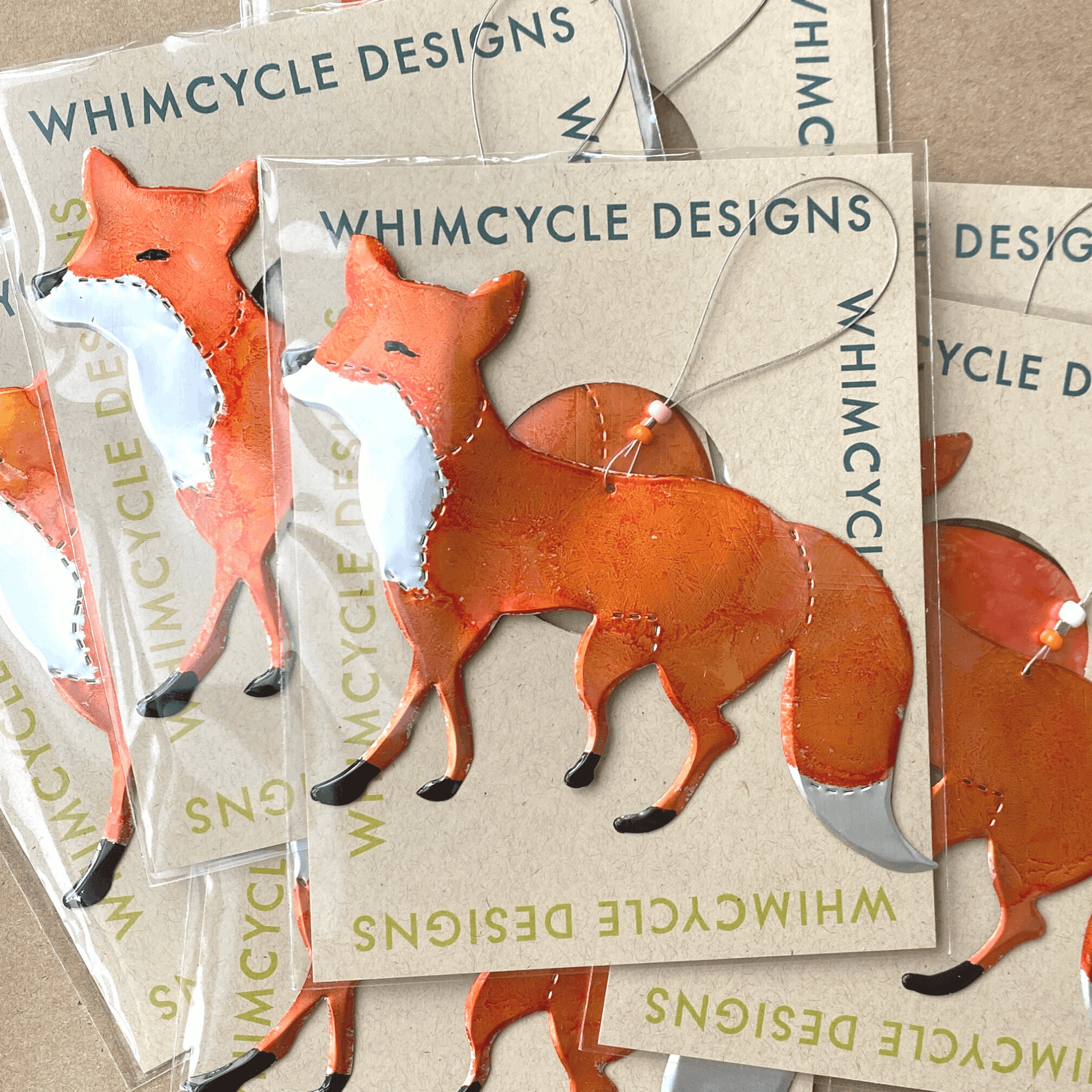 Aluminum Can Ornament - Fox