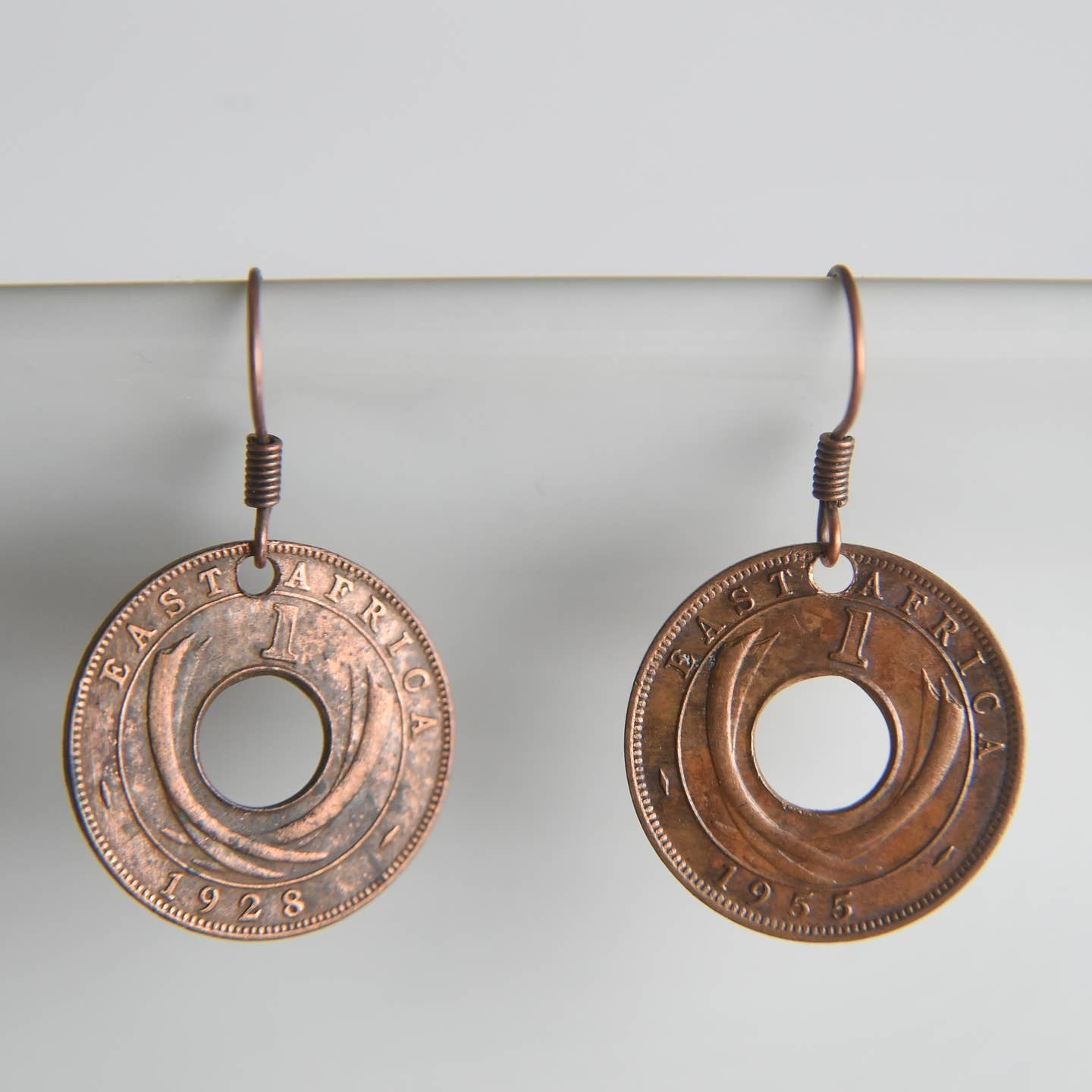 East African Coin Earrings