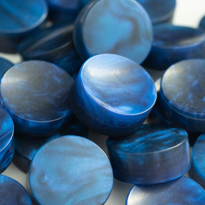 Bowlerite Worry Stone - Sharon (metallic blue)