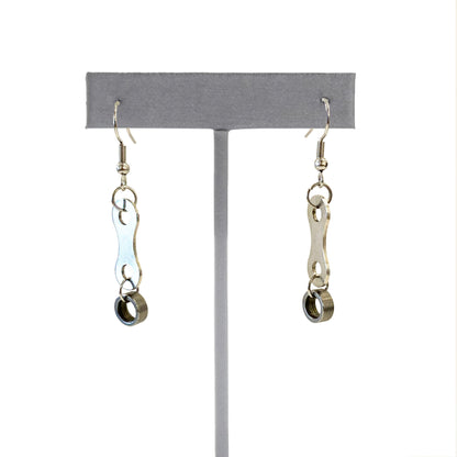 Bike Chain Drip Drop Earrings