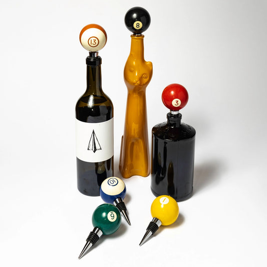 Billiard Ball Bottle Stopper