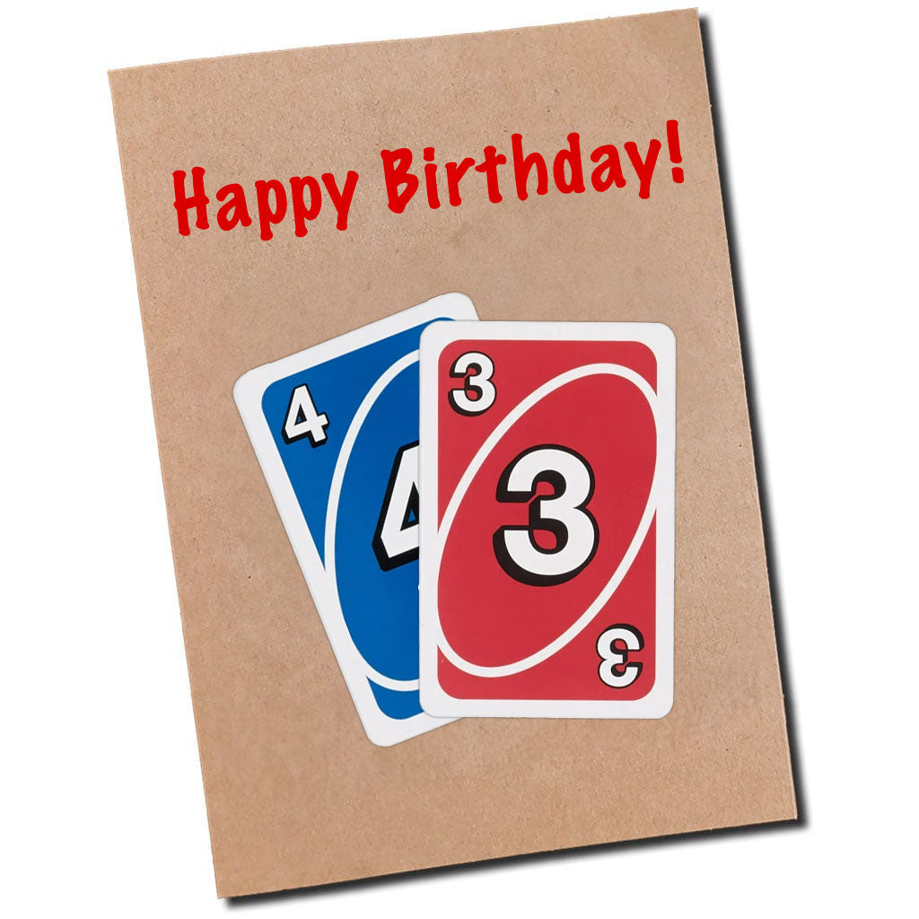 Game Card Greeting Cards - Birthday