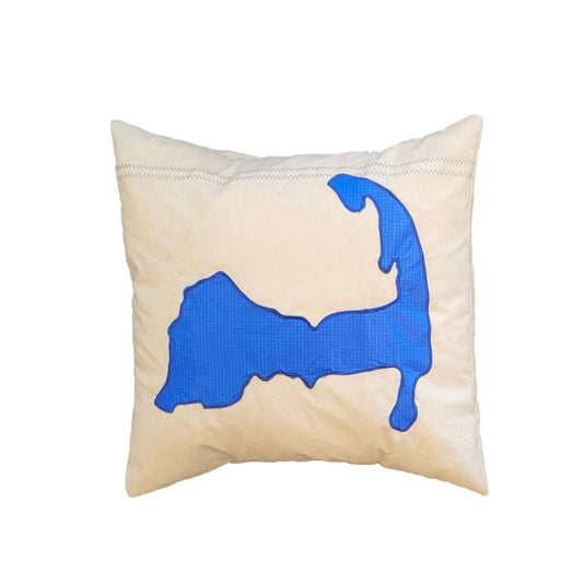 Boat Sail Pillow - Blue Cape Cod