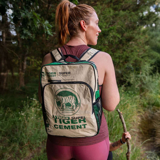 Animal Feed/Cement Bag Book Bag